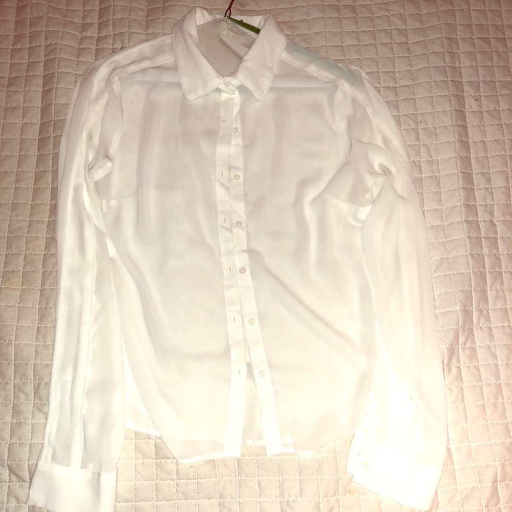 White Forever 21 blouse